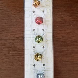 Jingle Wine Glass Charms